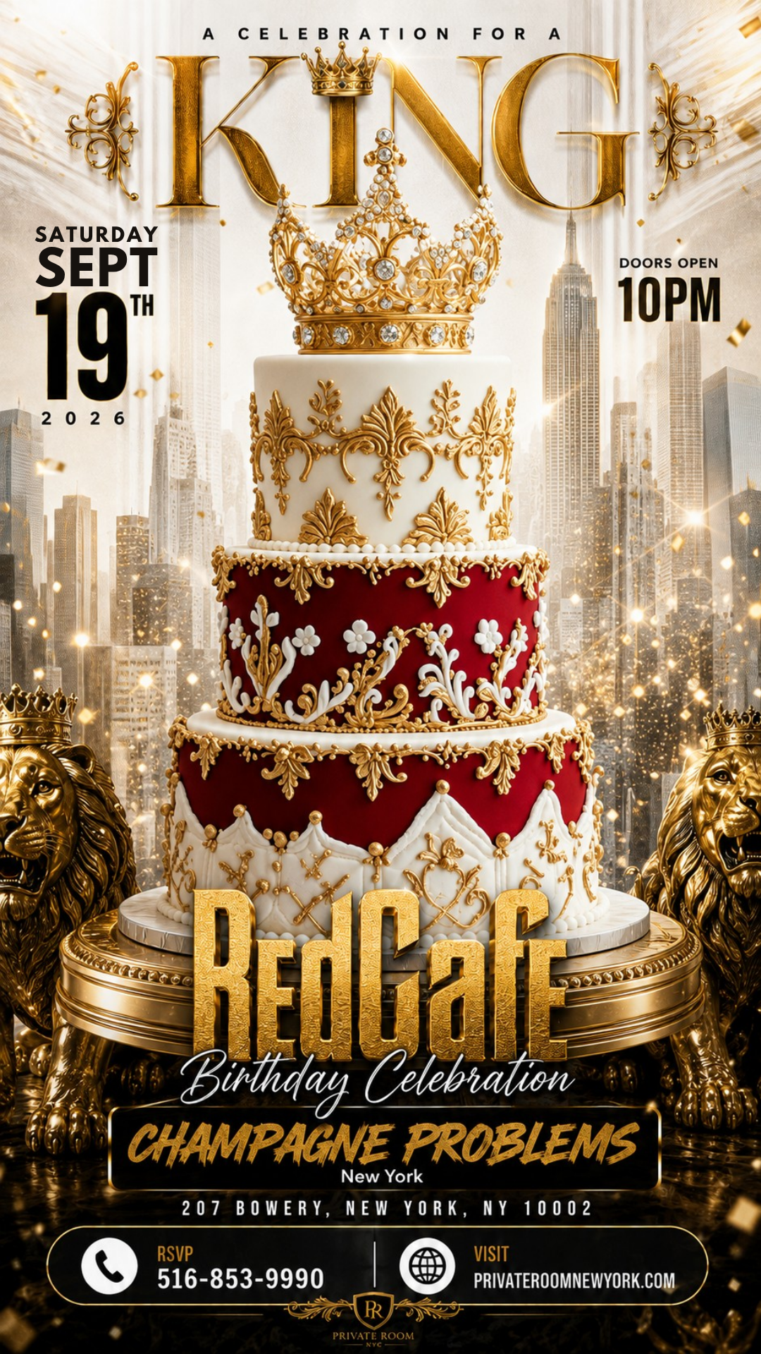 RedCafe Private Birthday Celebration โ Saturday, September 19th