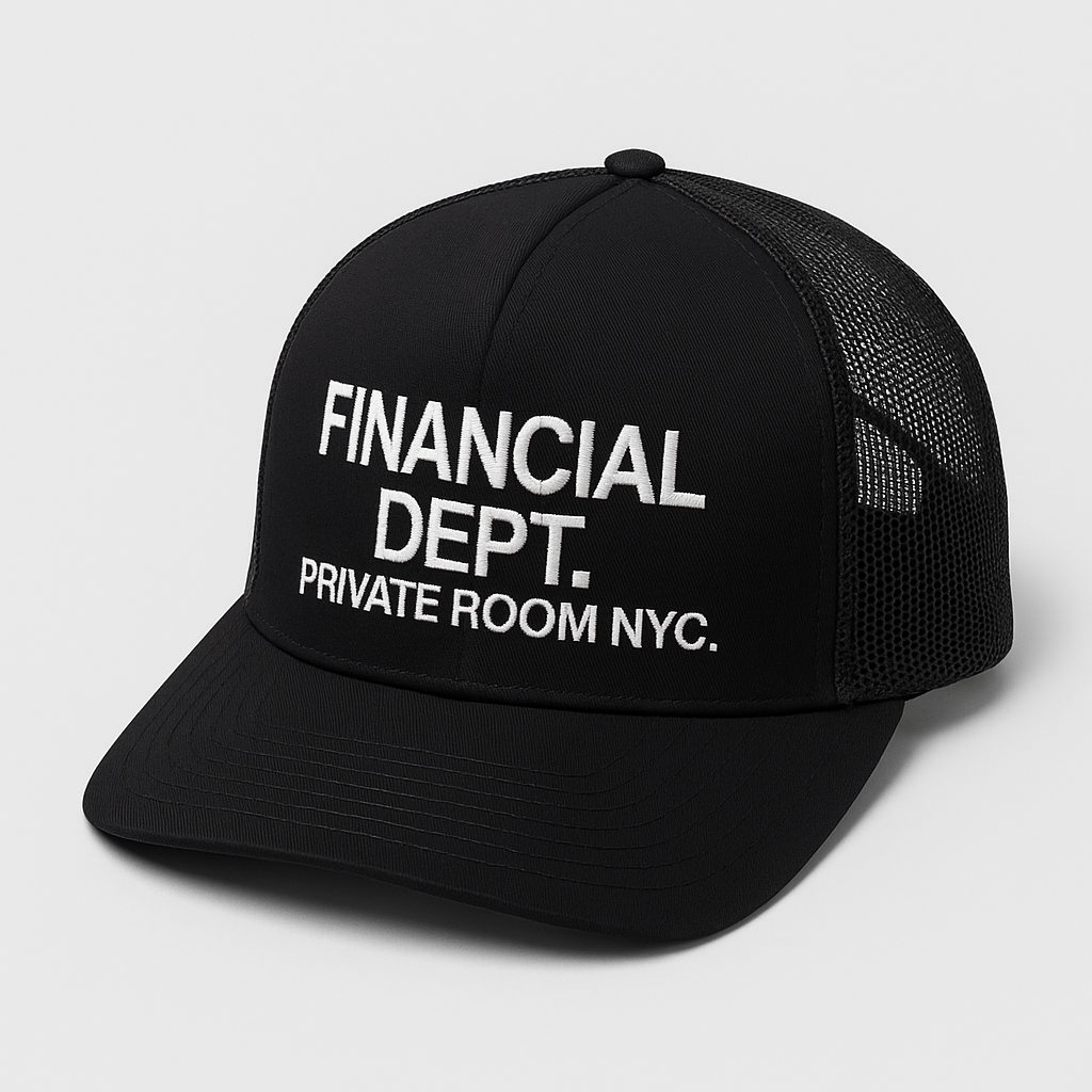 Financial Dept. – Private Room NYC Trucker Hat